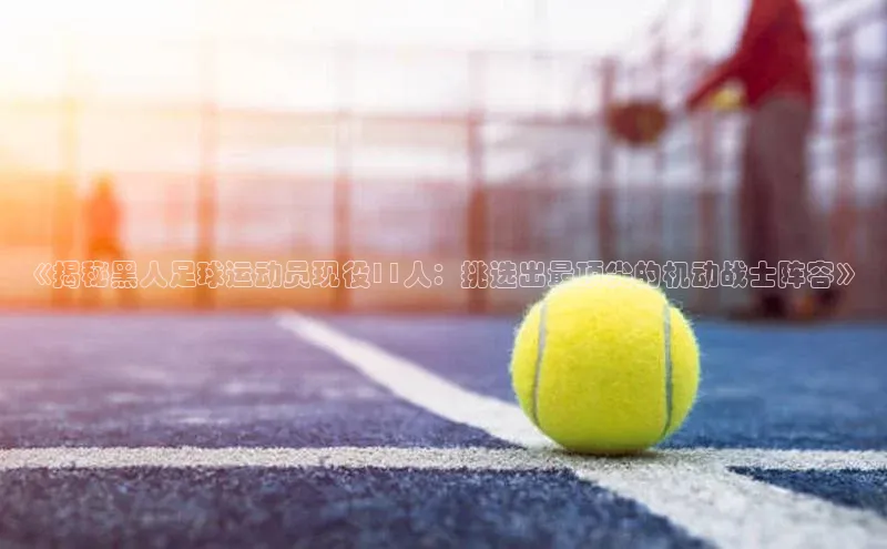 球盟会平台官网中海达《揭秘黑人足球运动员现役11人：挑选出最顶尖的机动战士阵容》